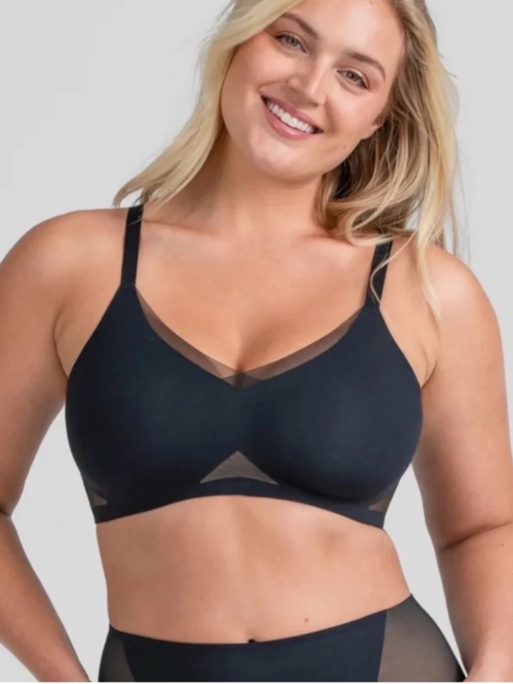 Honeylove crossover bra size XL Black